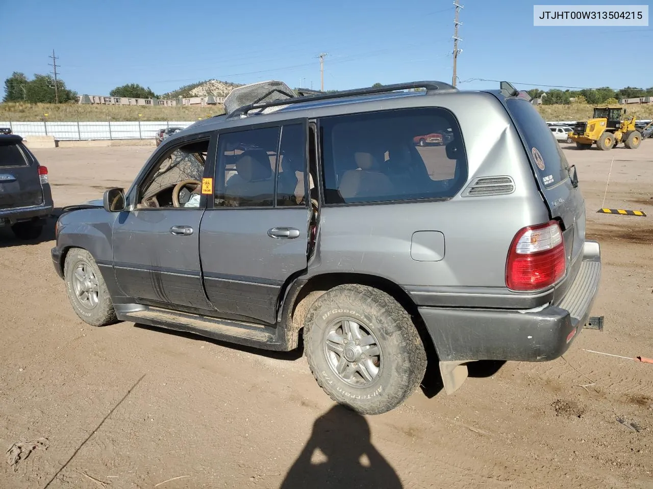 2001 Lexus Lx 470 VIN: JTJHT00W313504215 Lot: 74683164