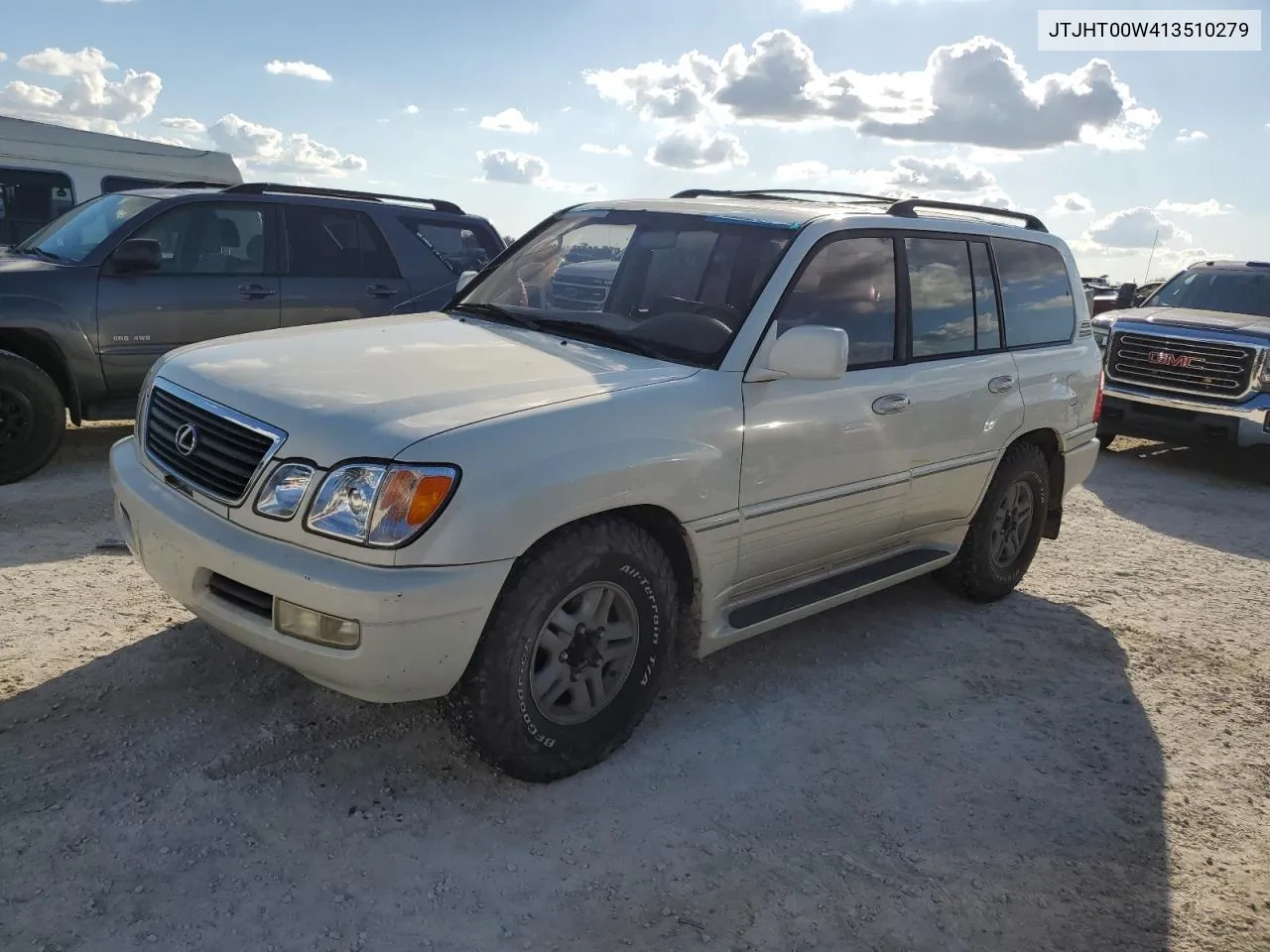 2001 Lexus Lx 470 VIN: JTJHT00W413510279 Lot: 75103974