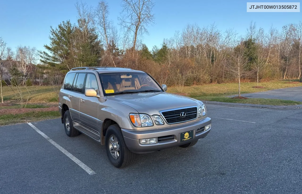 2001 Lexus Lx 470 VIN: JTJHT00W013505872 Lot: 81159364