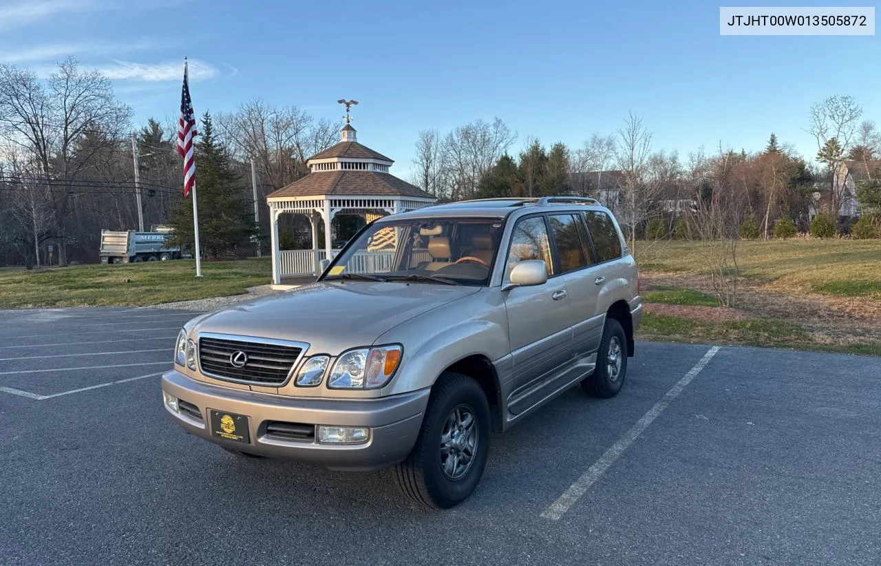 2001 Lexus Lx 470 VIN: JTJHT00W013505872 Lot: 81159364