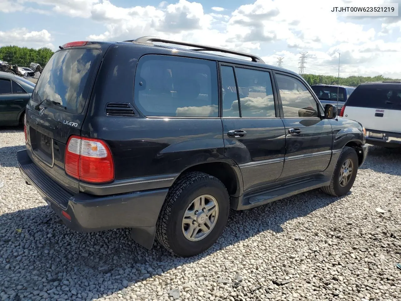 2002 Lexus Lx 470 VIN: JTJHT00W623521219 Lot: 54613324