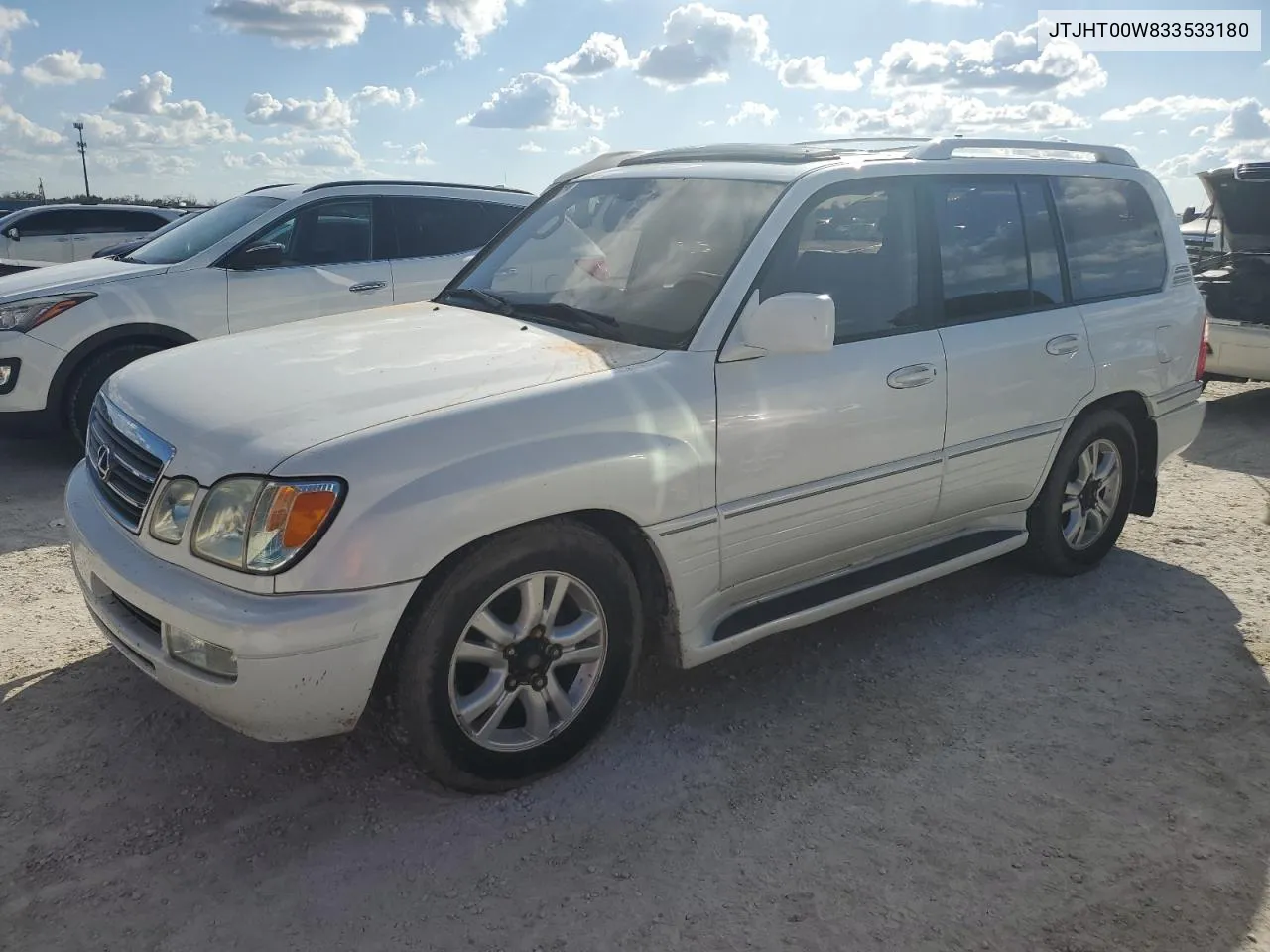 2003 Lexus Lx 470 VIN: JTJHT00W833533180 Lot: 75102374