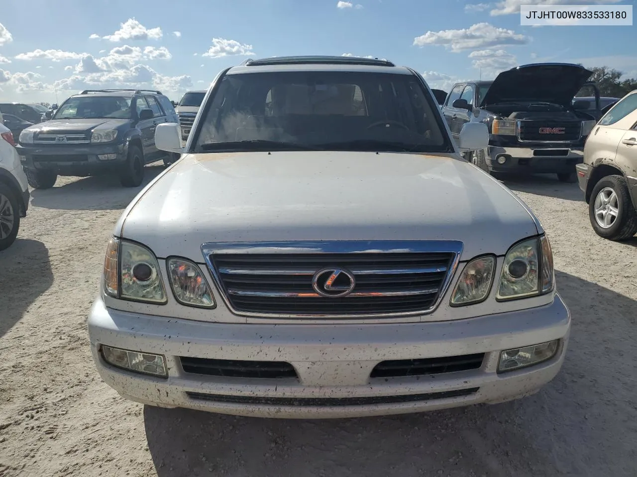 2003 Lexus Lx 470 VIN: JTJHT00W833533180 Lot: 75102374