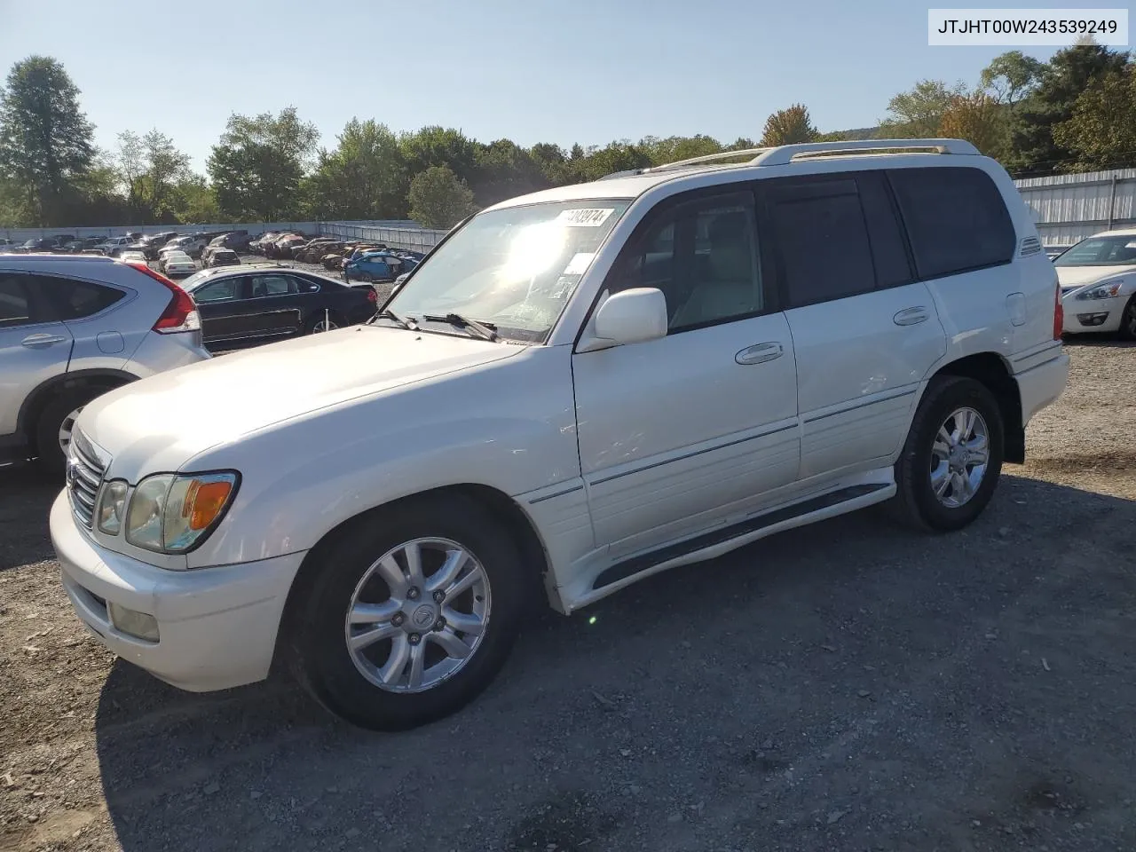 2004 Lexus Lx 470 VIN: JTJHT00W243539249 Lot: 70493974