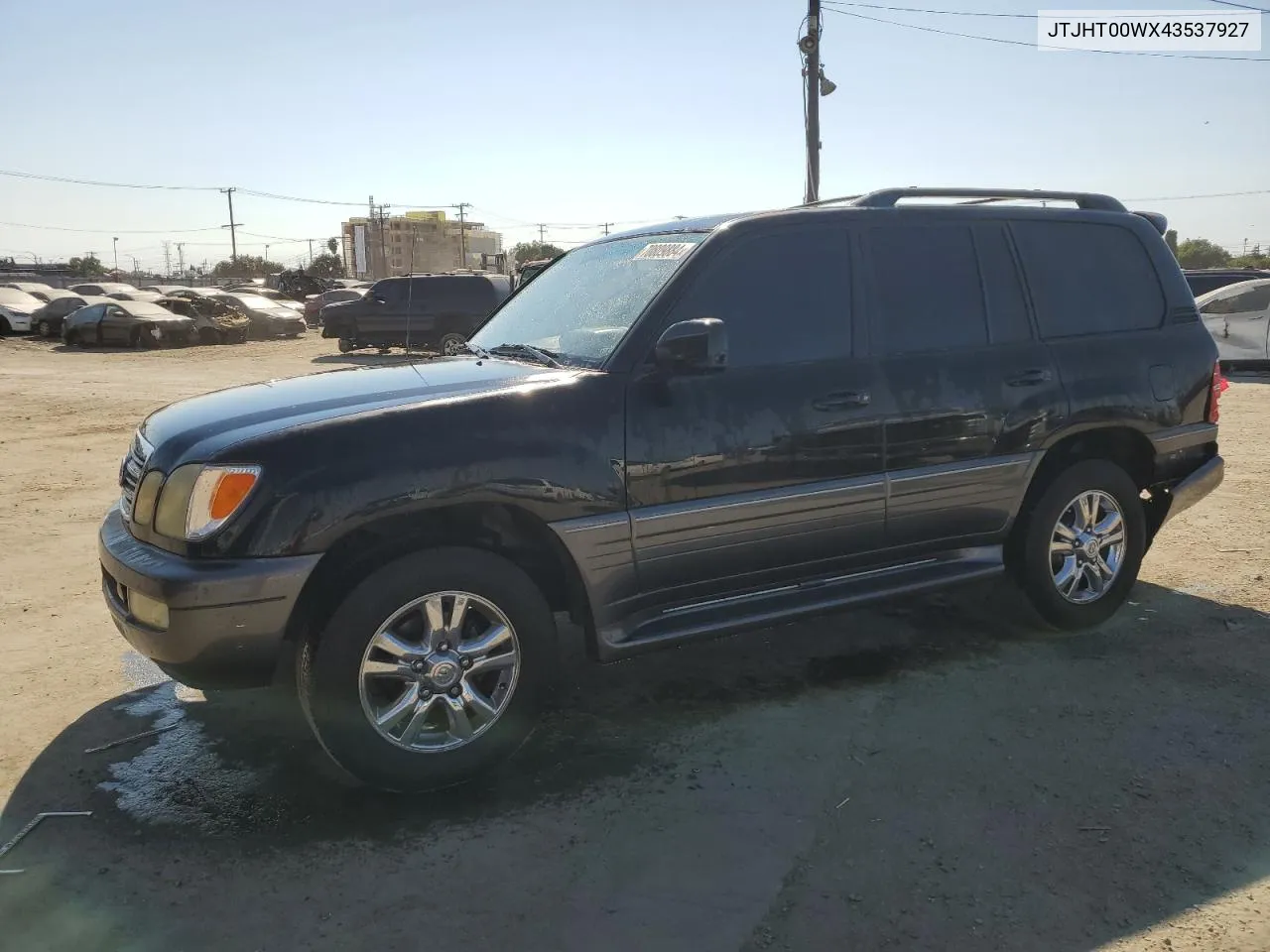 2004 Lexus Lx 470 VIN: JTJHT00WX43537927 Lot: 70809884