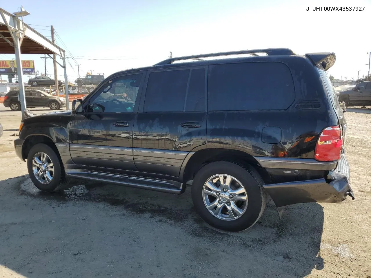 2004 Lexus Lx 470 VIN: JTJHT00WX43537927 Lot: 70809884