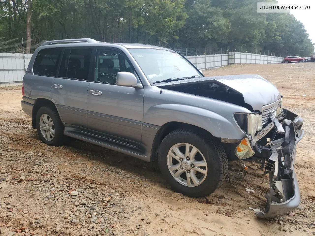 2004 Lexus Lx 470 VIN: JTJHT00W743547170 Lot: 71322044