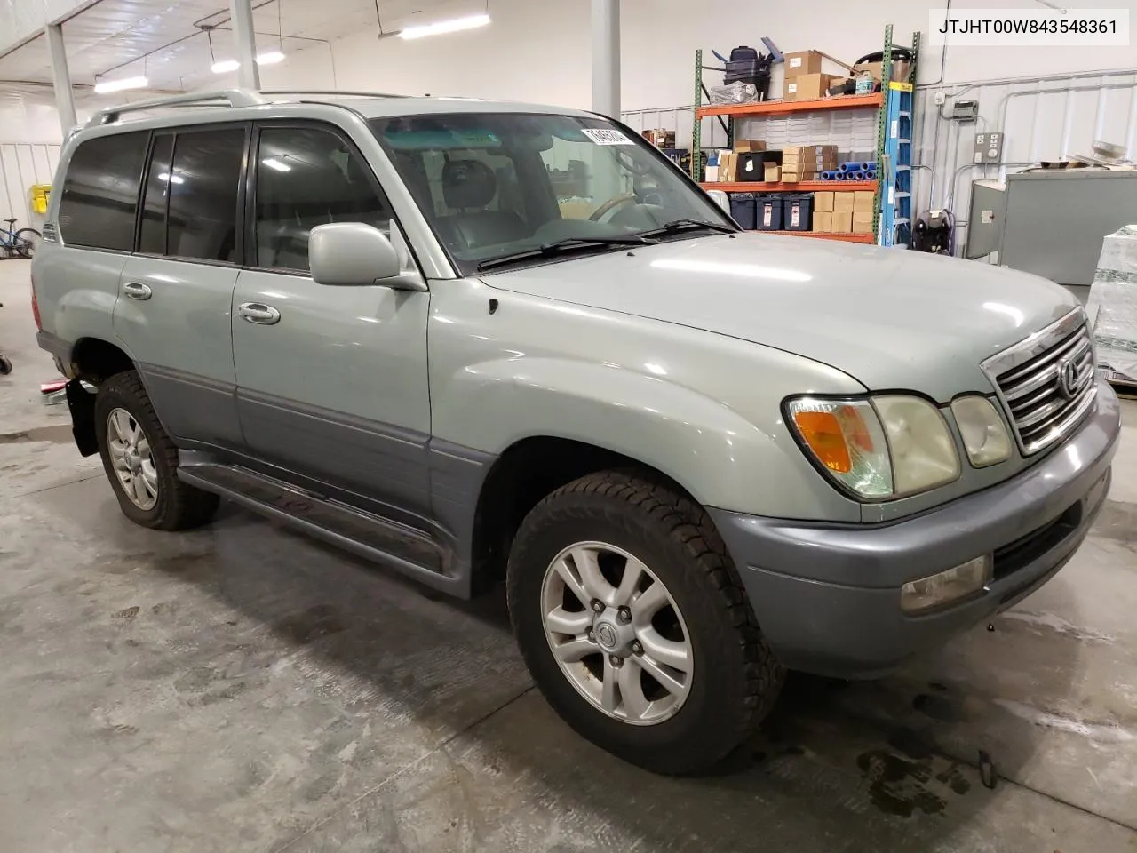 2004 Lexus Lx 470 VIN: JTJHT00W843548361 Lot: 76465204