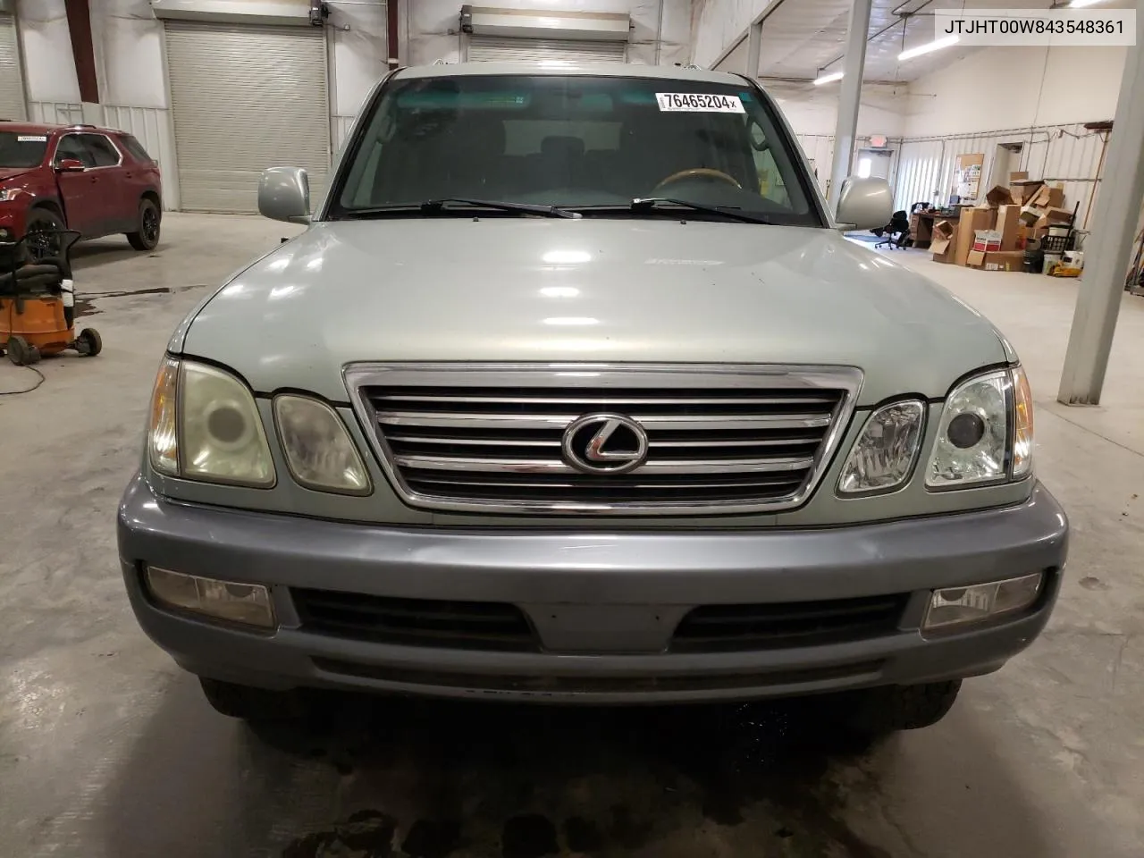 2004 Lexus Lx 470 VIN: JTJHT00W843548361 Lot: 76465204