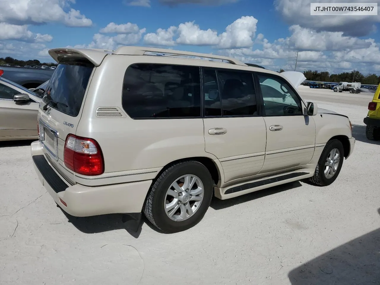 2004 Lexus Lx 470 VIN: JTJHT00W743546407 Lot: 79003064