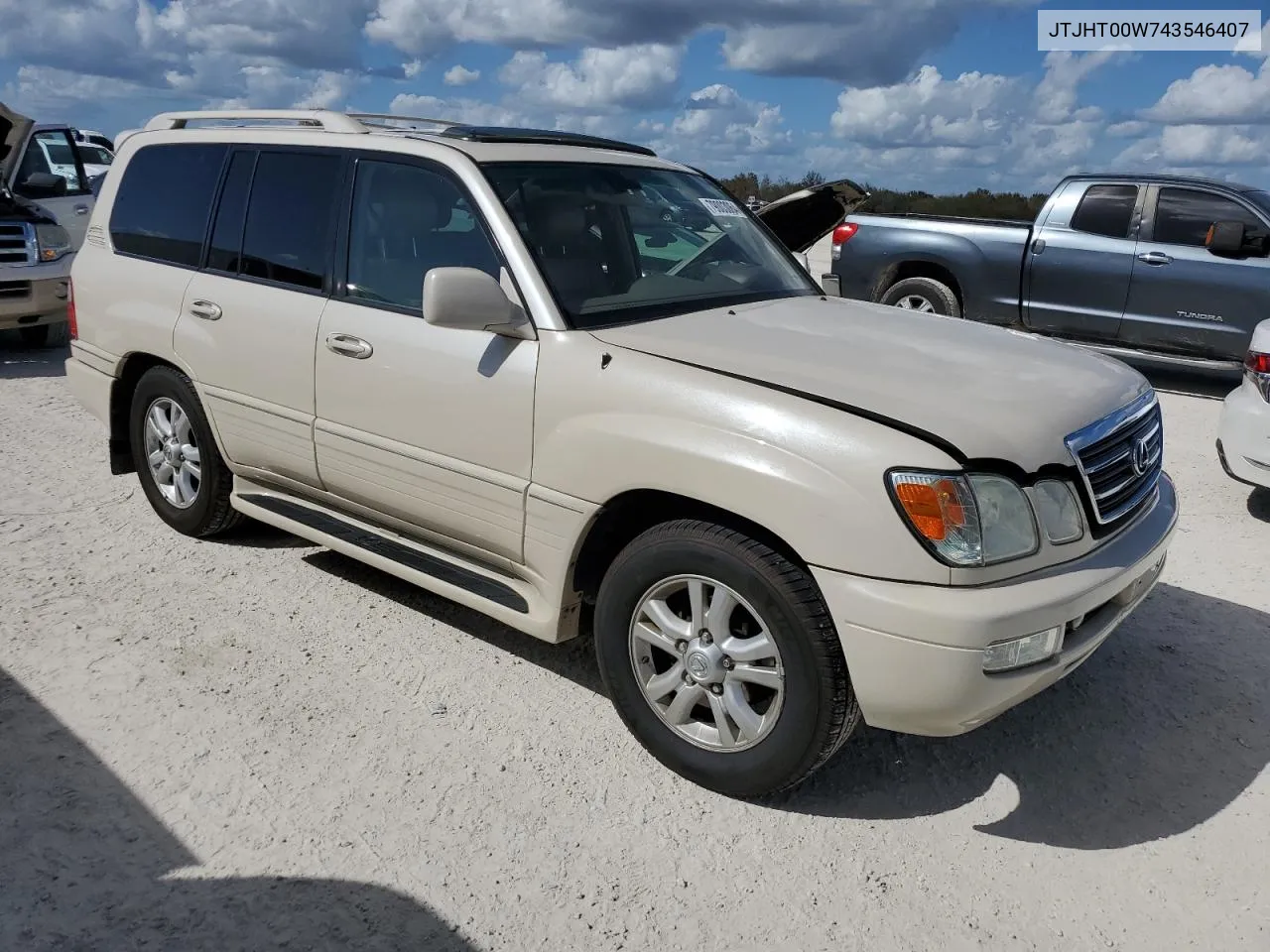 2004 Lexus Lx 470 VIN: JTJHT00W743546407 Lot: 79003064