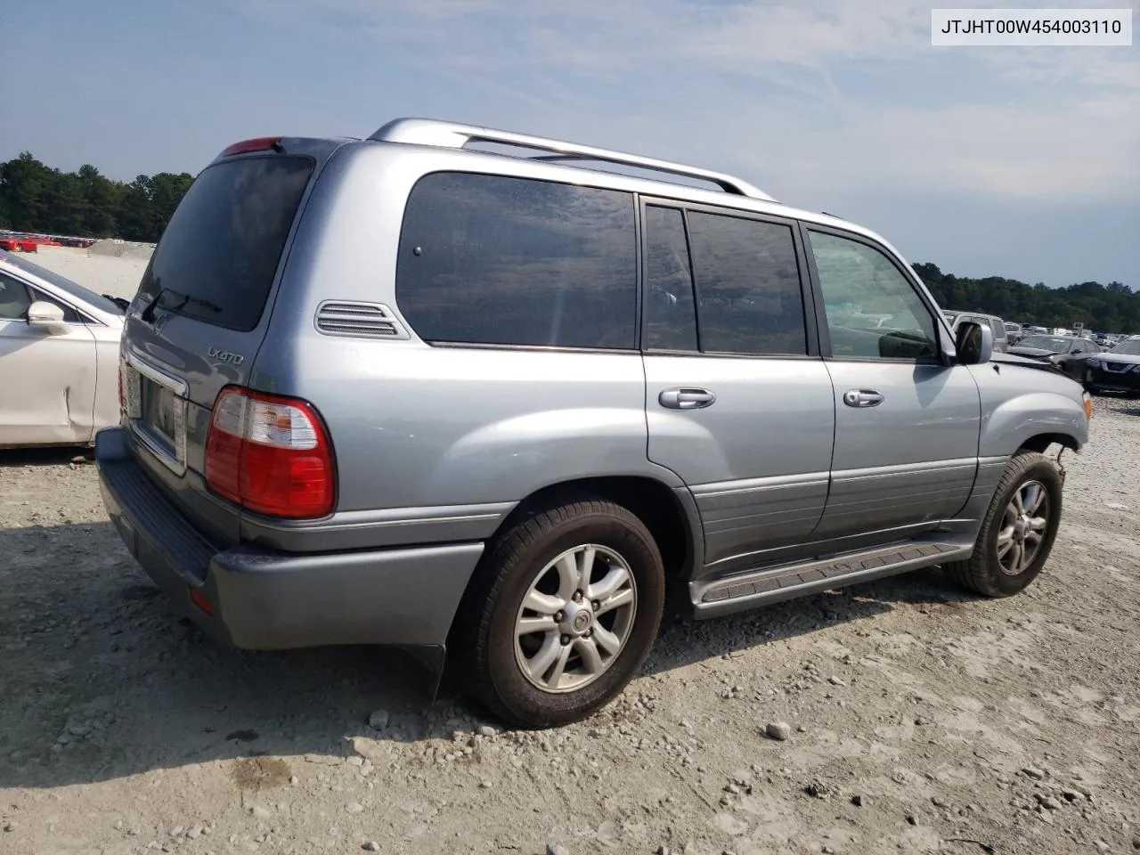 2005 Lexus Lx 470 VIN: JTJHT00W454003110 Lot: 72457904