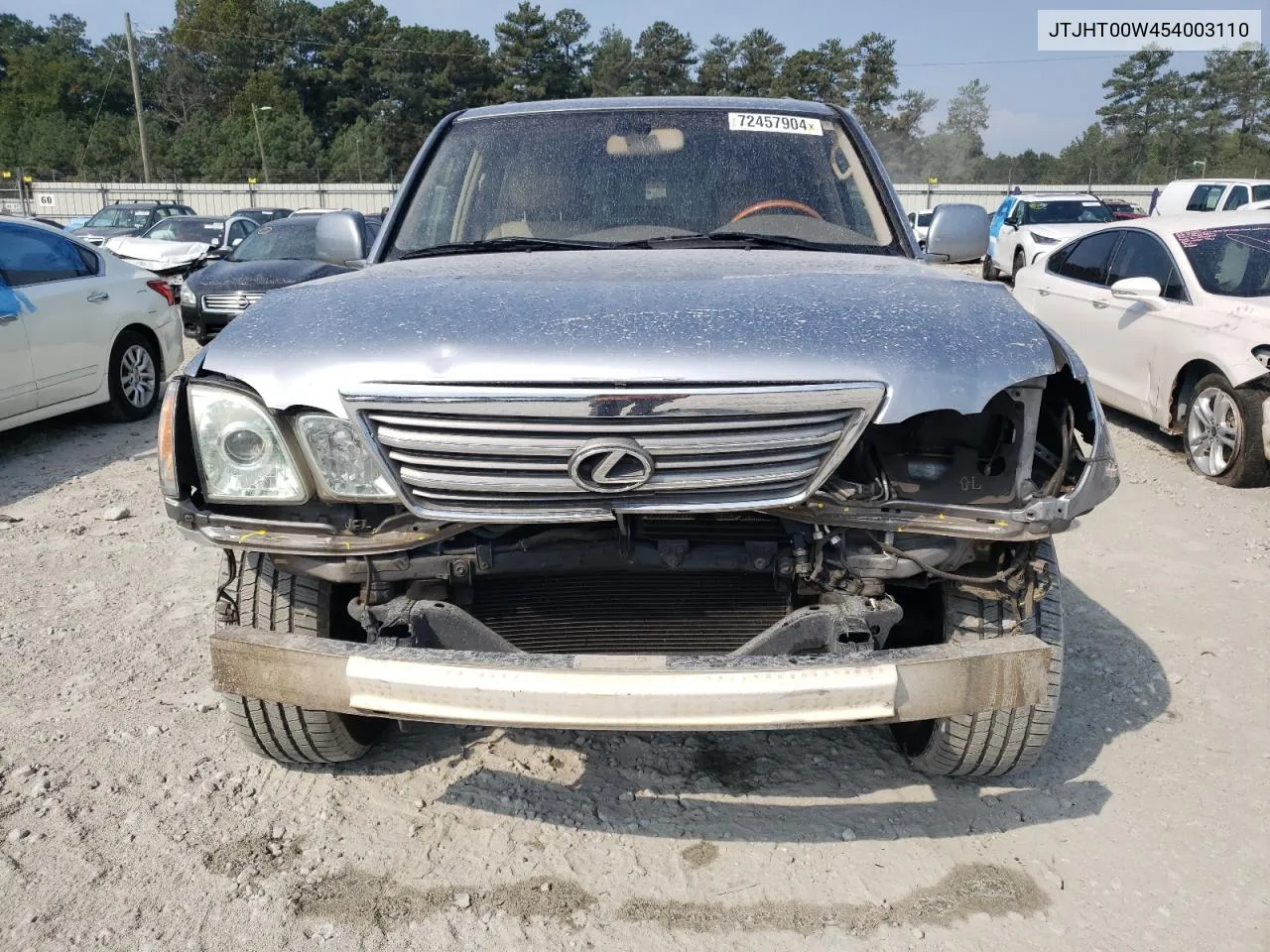 2005 Lexus Lx 470 VIN: JTJHT00W454003110 Lot: 72457904