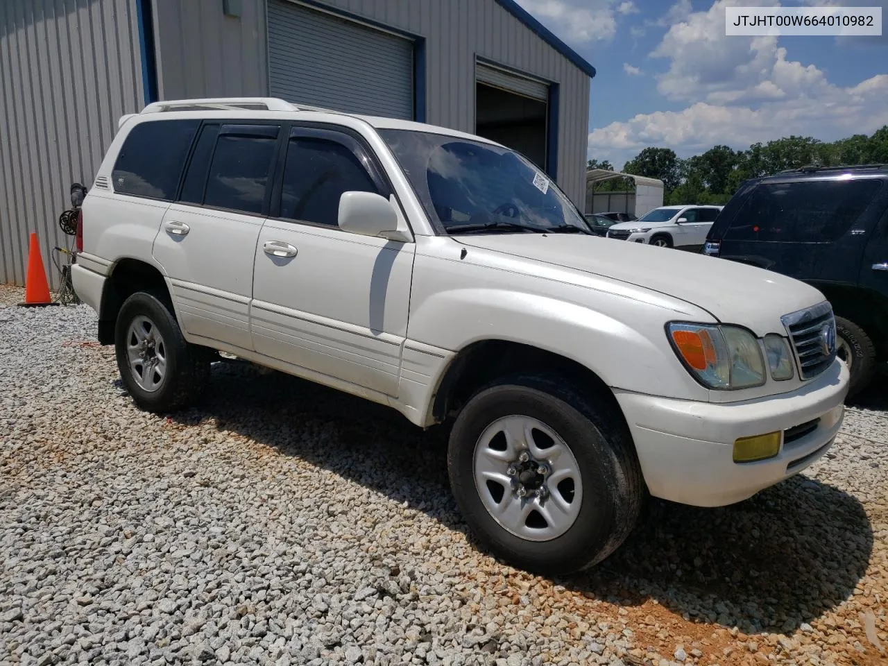 2006 Lexus Lx 470 VIN: JTJHT00W664010982 Lot: 63043694