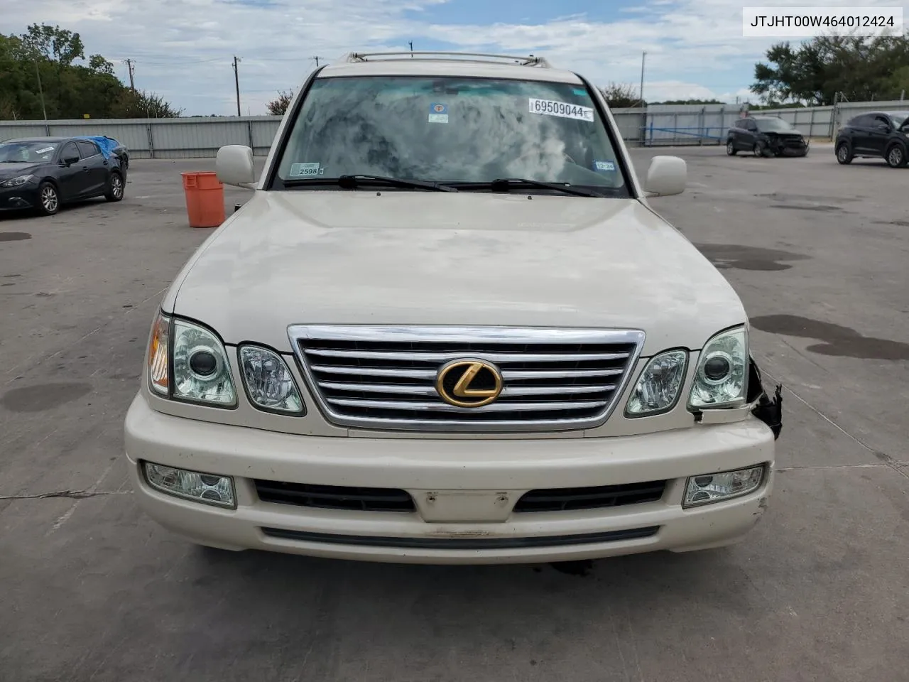 2006 Lexus Lx 470 VIN: JTJHT00W464012424 Lot: 69509044