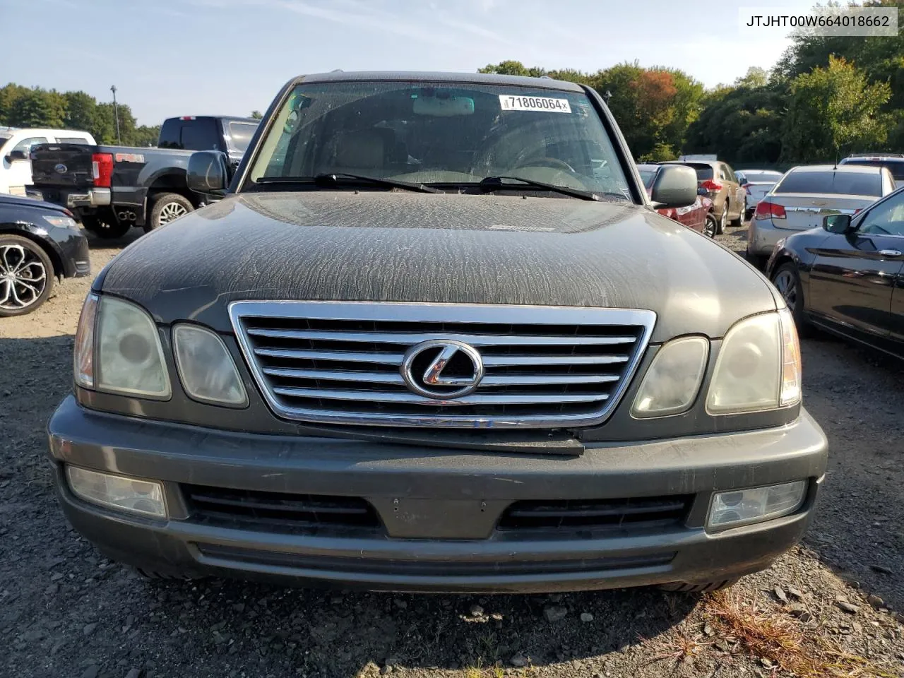 2006 Lexus Lx 470 VIN: JTJHT00W664018662 Lot: 71806064