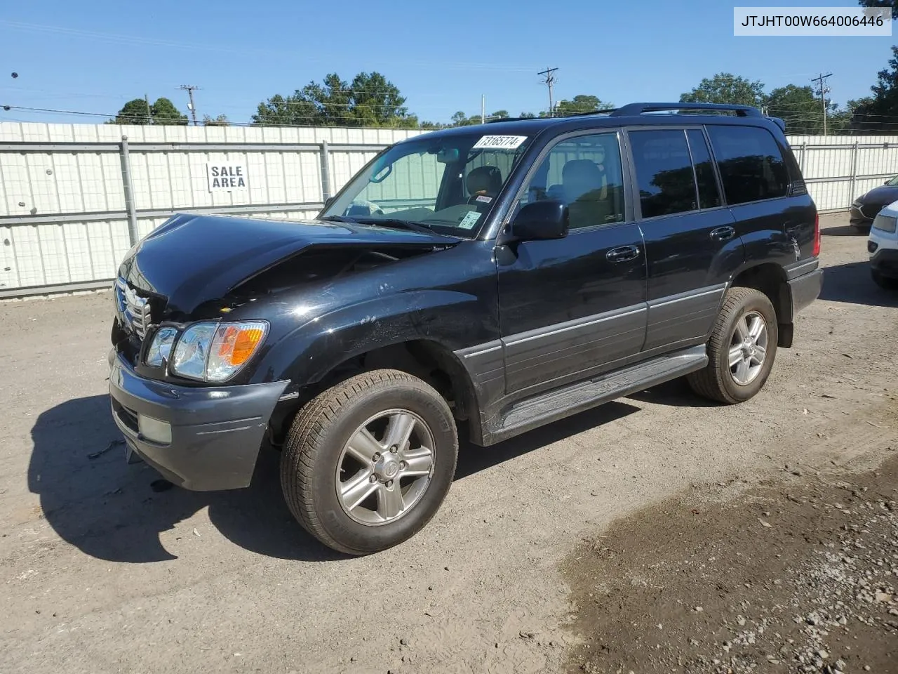 2006 Lexus Lx 470 VIN: JTJHT00W664006446 Lot: 73165774