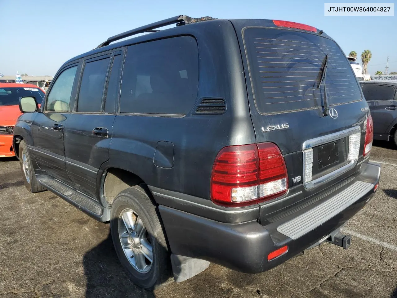 2006 Lexus Lx 470 VIN: JTJHT00W864004827 Lot: 73236394