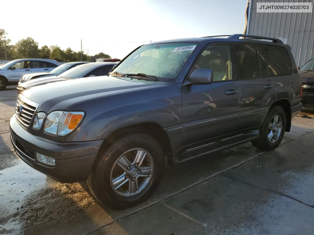 2007 Lexus Lx 470 VIN: JTJHT00W274020703 Lot: 70768994