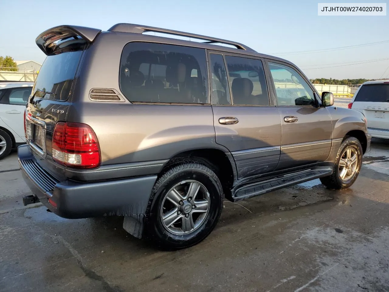 2007 Lexus Lx 470 VIN: JTJHT00W274020703 Lot: 70768994