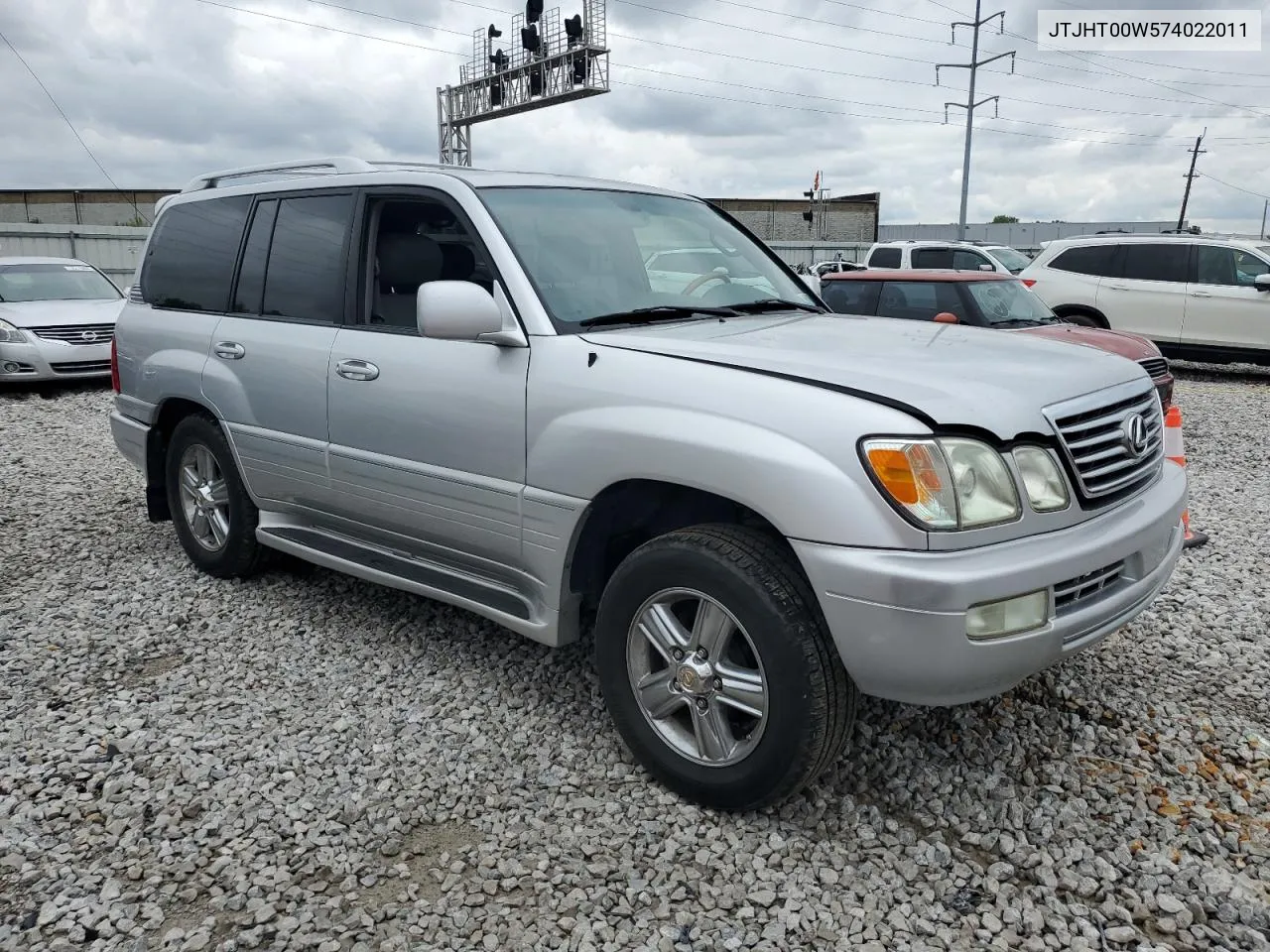 2007 Lexus Lx 470 VIN: JTJHT00W574022011 Lot: 73583284