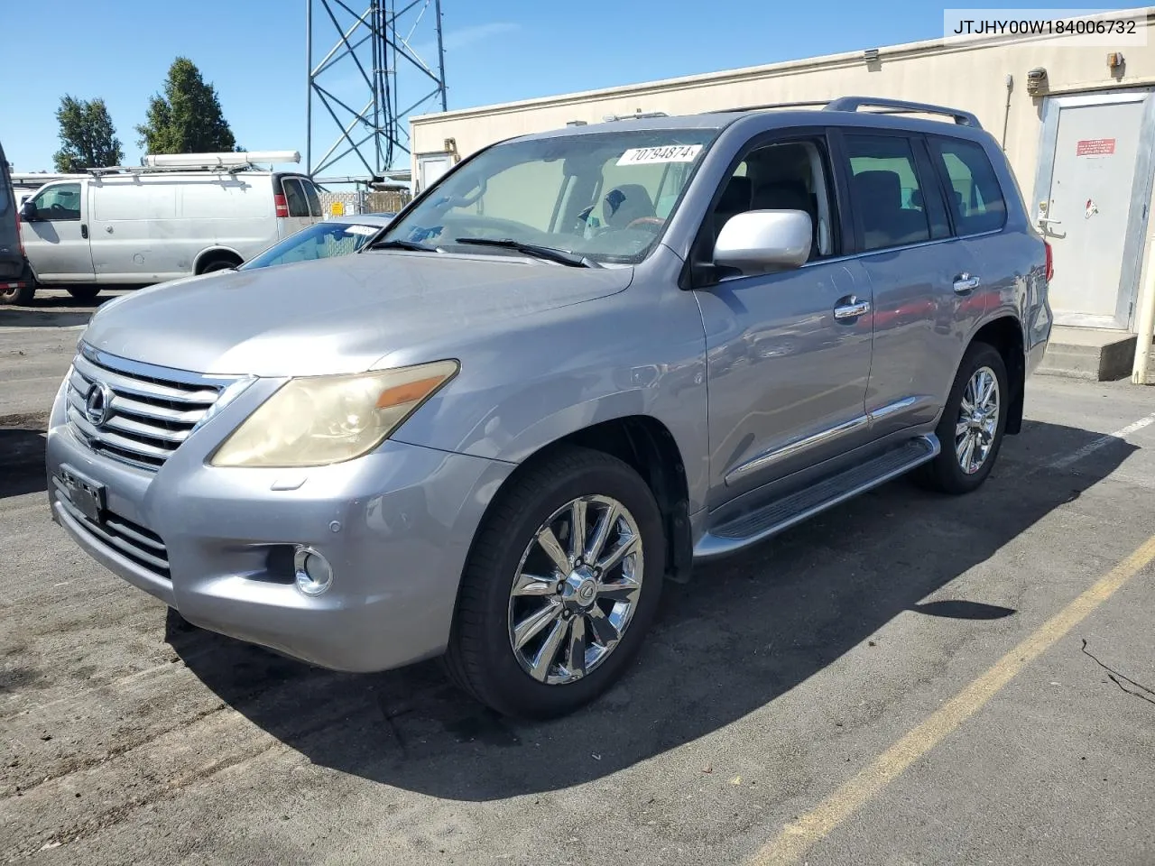 2008 Lexus Lx 570 VIN: JTJHY00W184006732 Lot: 70794874