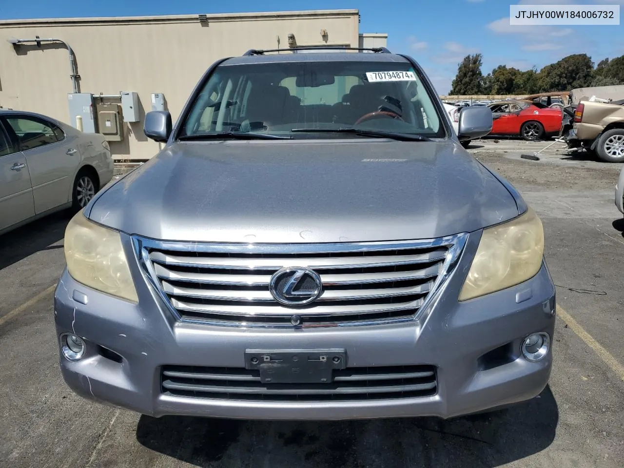 2008 Lexus Lx 570 VIN: JTJHY00W184006732 Lot: 70794874