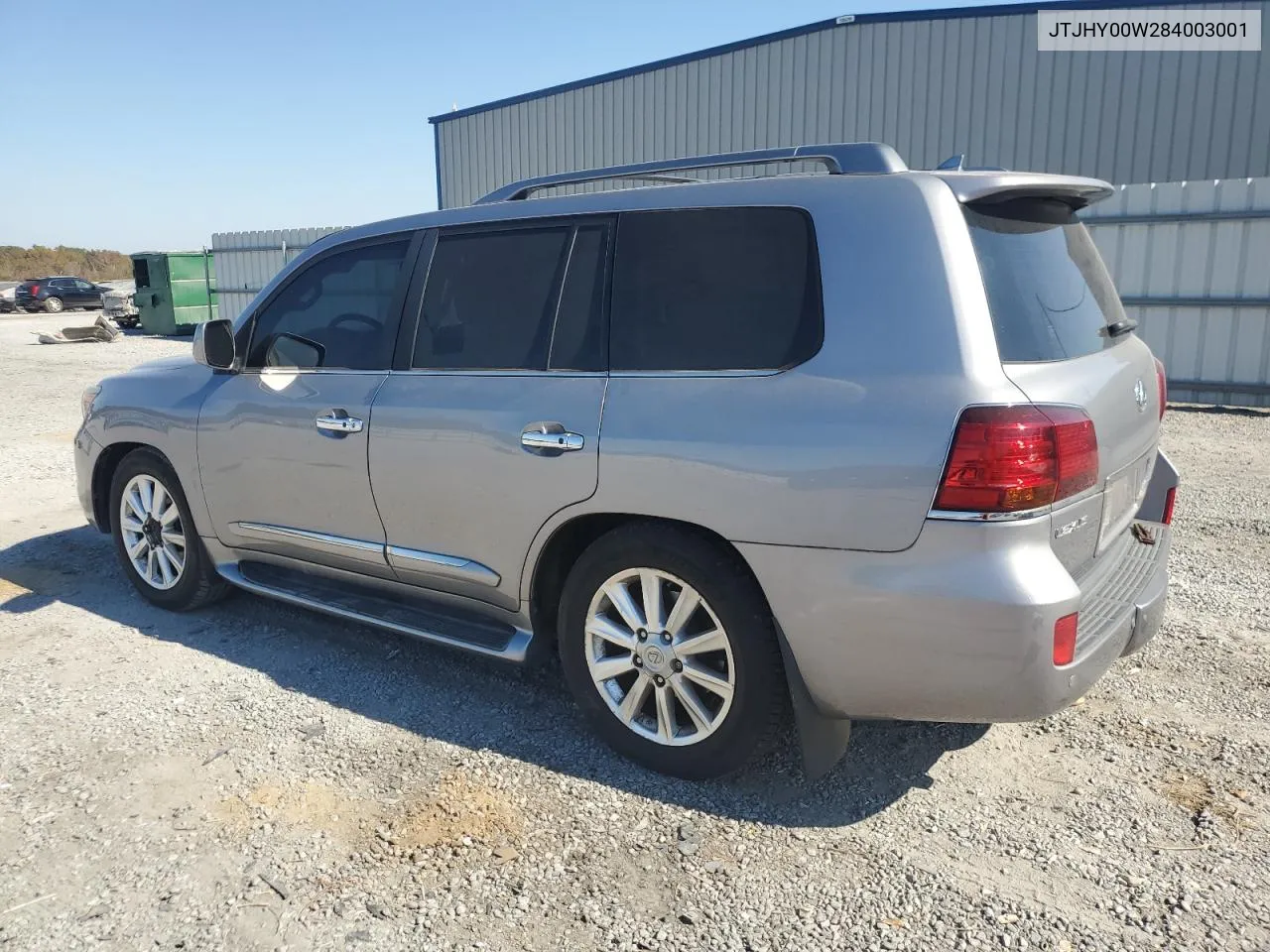 2008 Lexus Lx 570 VIN: JTJHY00W284003001 Lot: 77850924