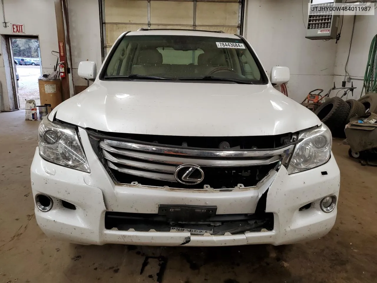 2008 Lexus Lx 570 VIN: JTJHY00W484011987 Lot: 78443684