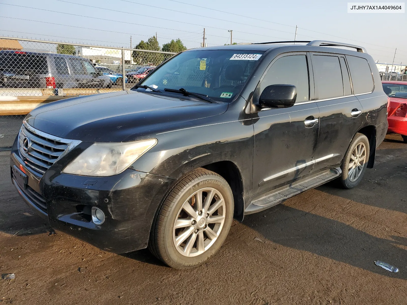 2010 Lexus Lx 570 VIN: JTJHY7AX1A4049604 Lot: 64315124