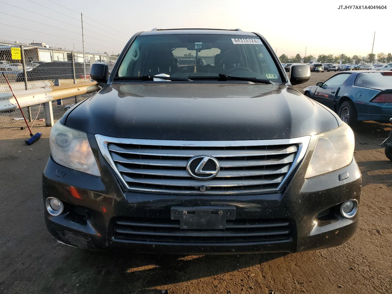 2010 Lexus Lx 570 VIN: JTJHY7AX1A4049604 Lot: 64315124