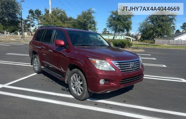 2010 Lexus Lx 570 VIN: JTJHY7AX4A4044669 Lot: 68149564