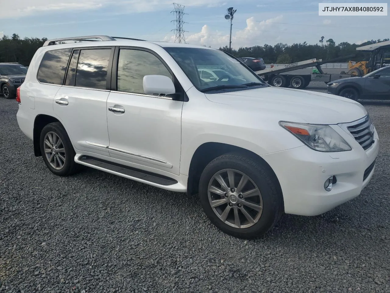 2011 Lexus Lx 570 VIN: JTJHY7AX8B4080592 Lot: 73688574