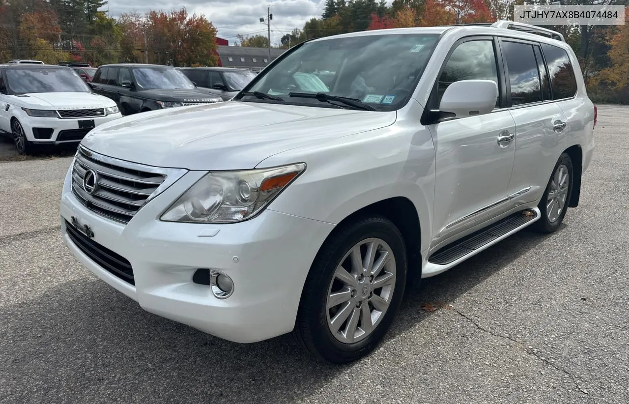 2011 Lexus Lx 570 VIN: JTJHY7AX8B4074484 Lot: 76519414