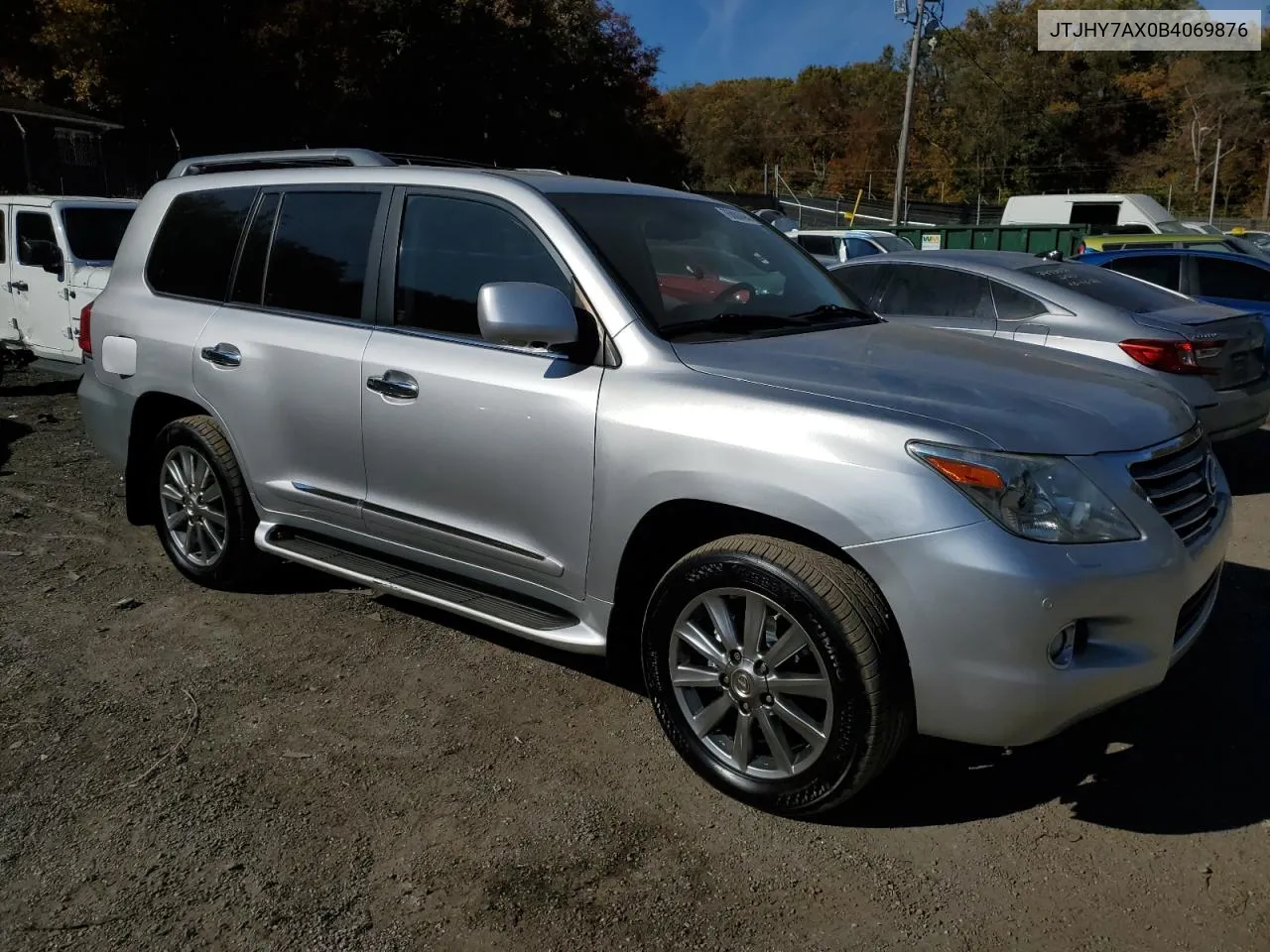 2011 Lexus Lx 570 VIN: JTJHY7AX0B4069876 Lot: 76888494