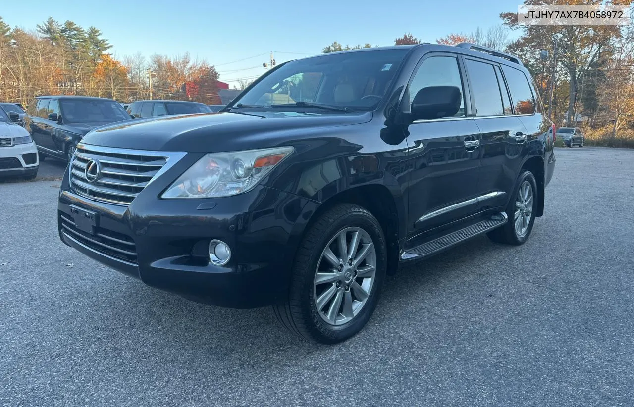 2011 Lexus Lx 570 VIN: JTJHY7AX7B4058972 Lot: 77684774