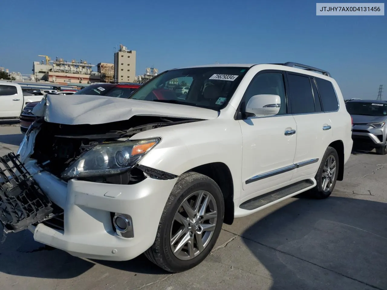 2013 Lexus Lx 570 VIN: JTJHY7AX0D4131456 Lot: 75629334