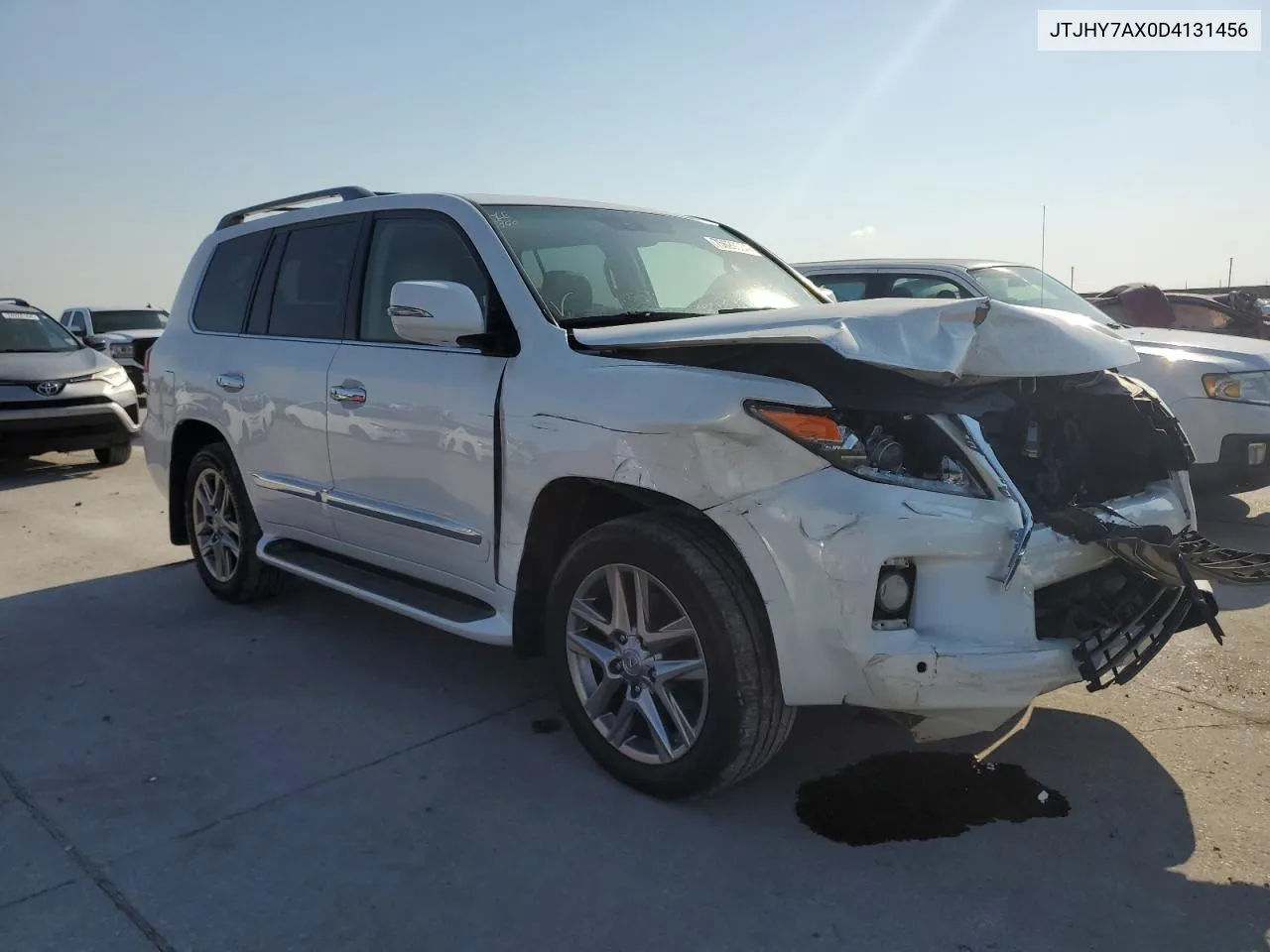 2013 Lexus Lx 570 VIN: JTJHY7AX0D4131456 Lot: 75629334