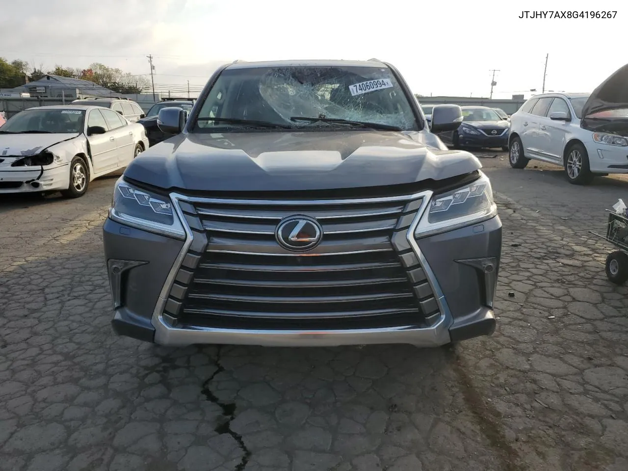 2016 Lexus Lx 570 VIN: JTJHY7AX8G4196267 Lot: 74060994