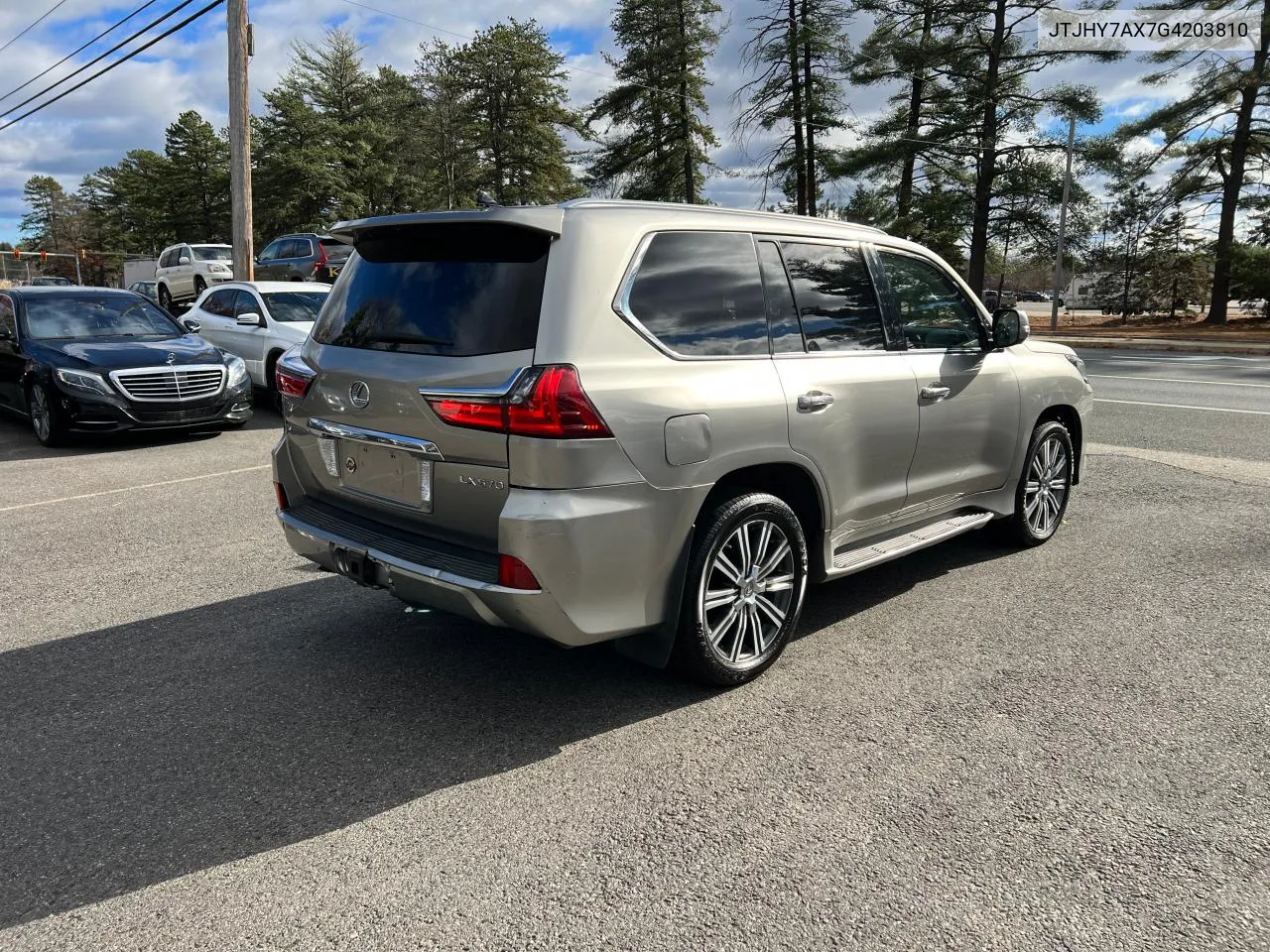 2016 Lexus Lx 570 VIN: JTJHY7AX7G4203810 Lot: 80800914