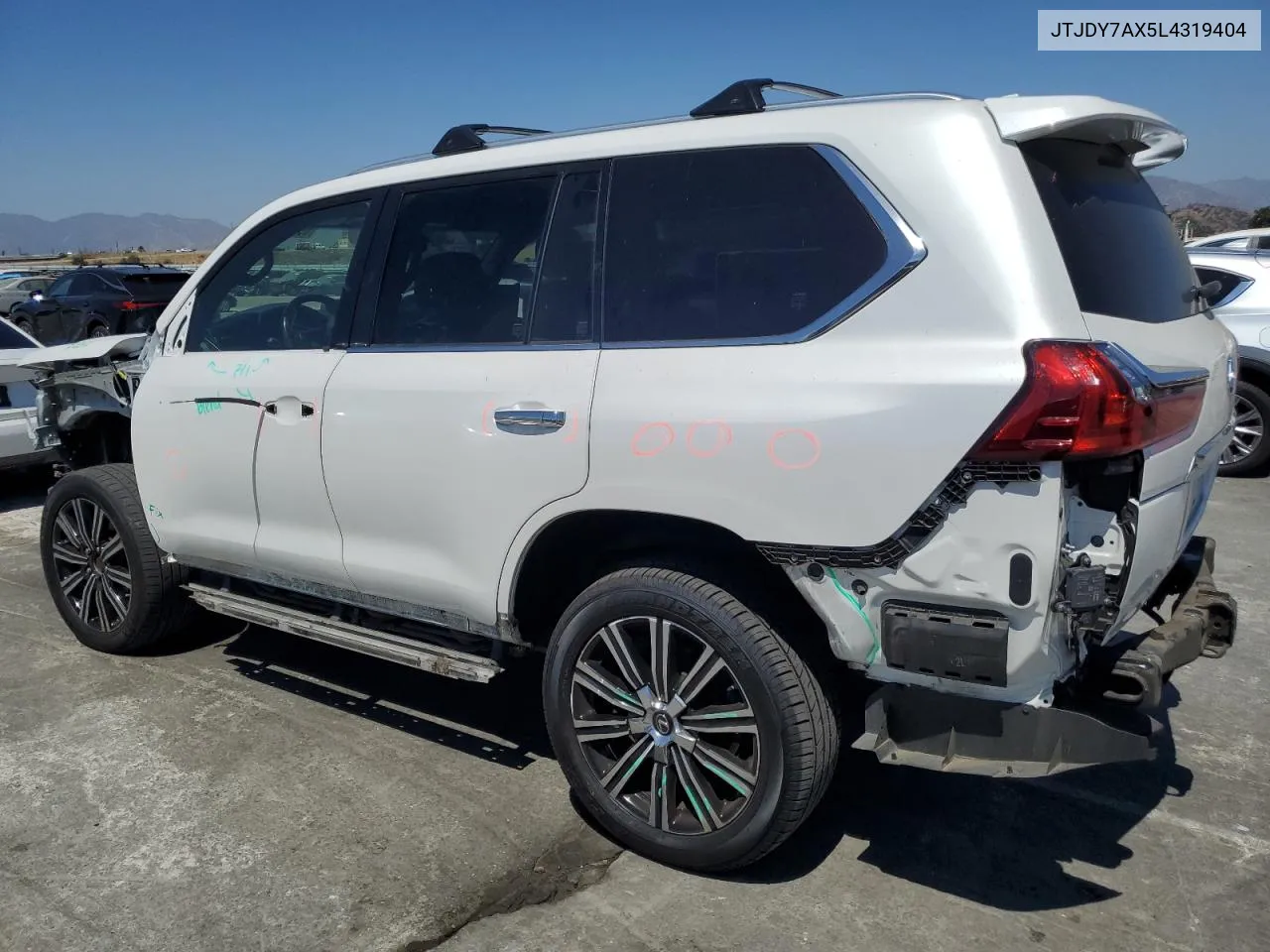 2020 Lexus Lx 570 VIN: JTJDY7AX5L4319404 Lot: 69185424