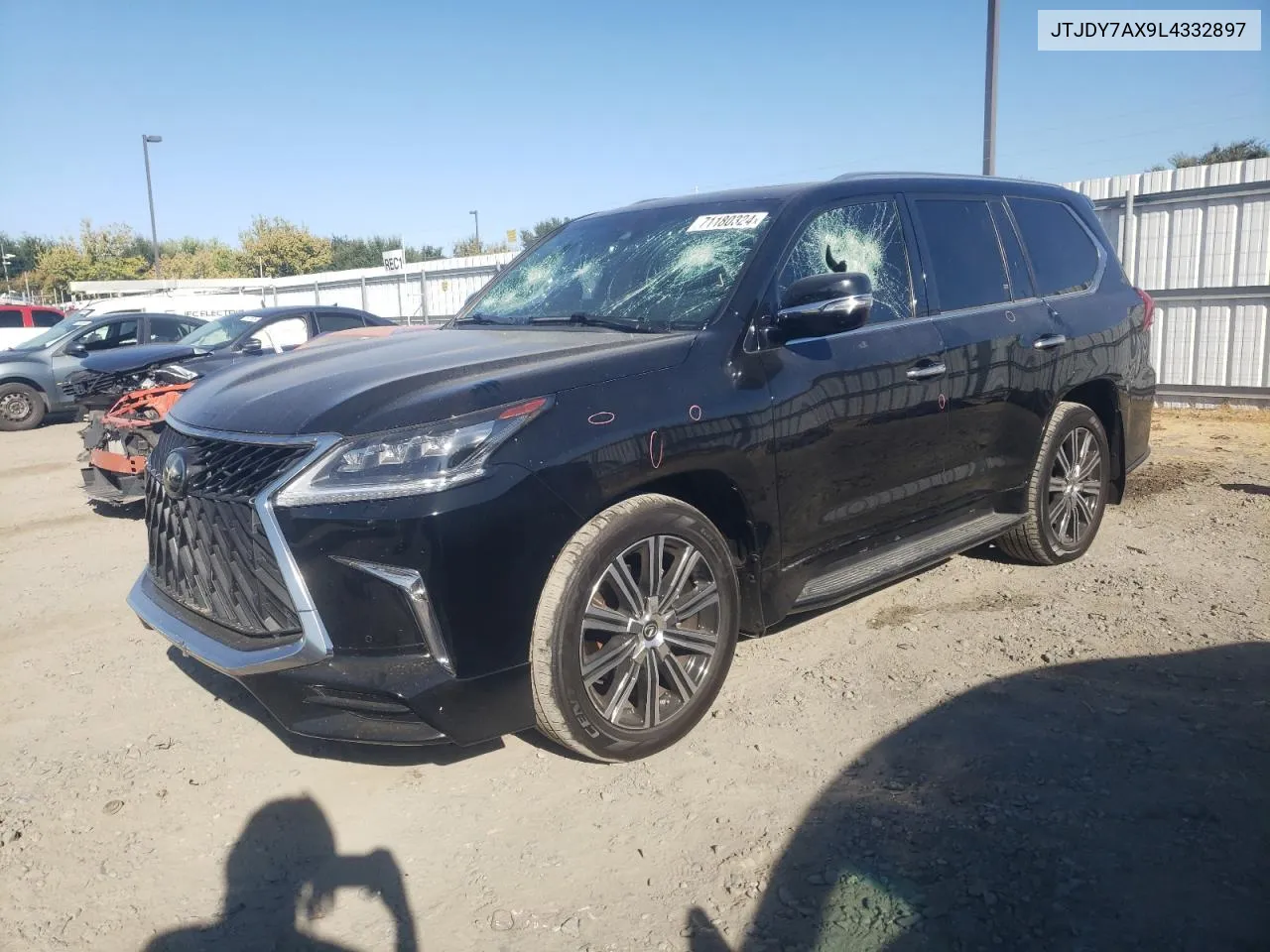 2020 Lexus Lx 570 VIN: JTJDY7AX9L4332897 Lot: 71180324