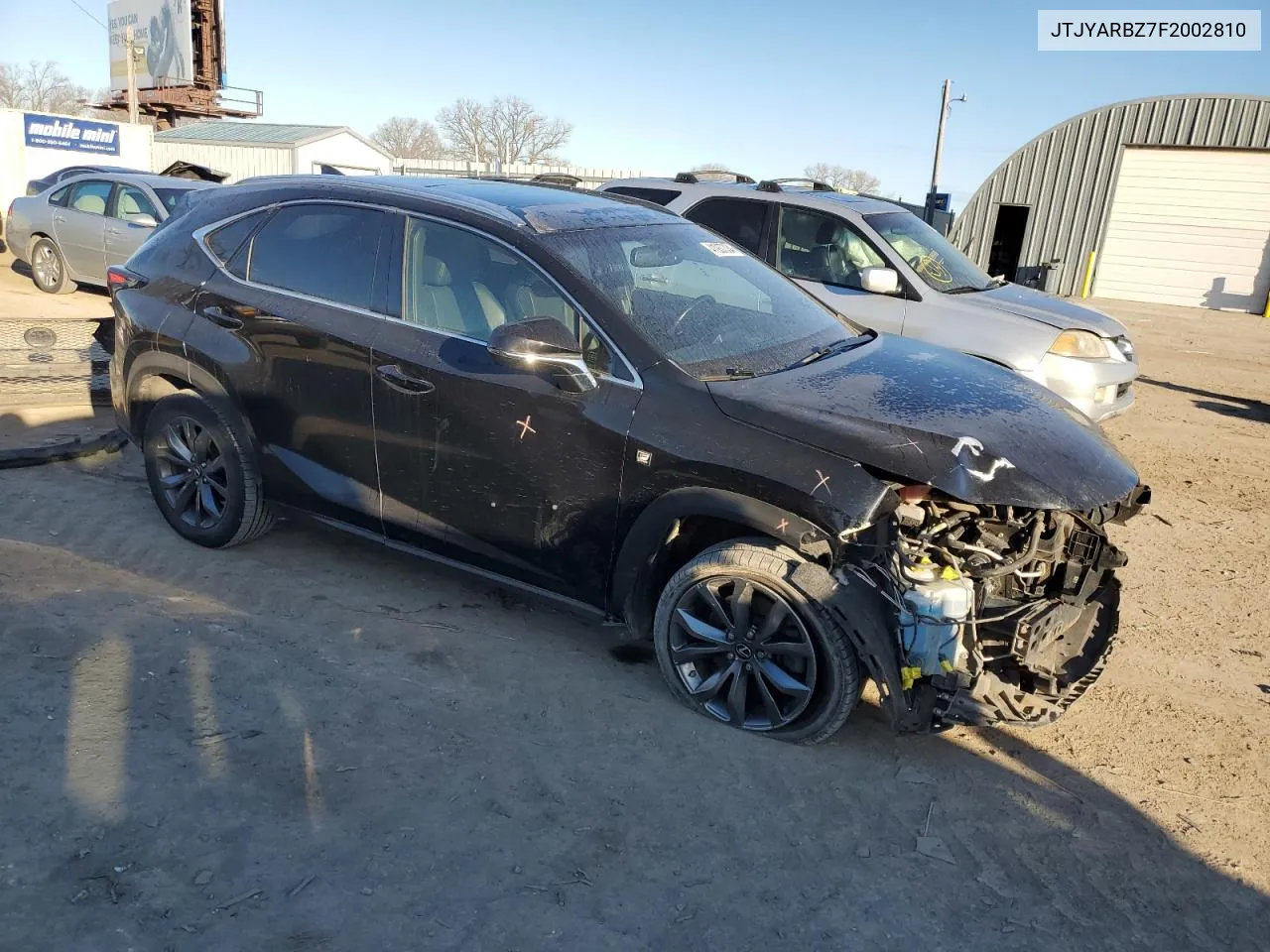 2015 Lexus Nx 200T VIN: JTJYARBZ7F2002810 Lot: 41937334