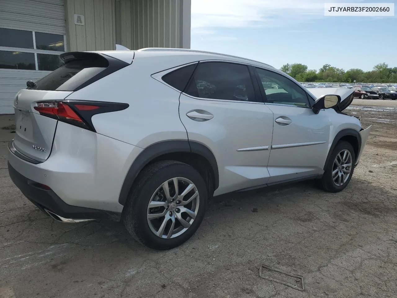 2015 Lexus Nx 200T VIN: JTJYARBZ3F2002660 Lot: 53528324