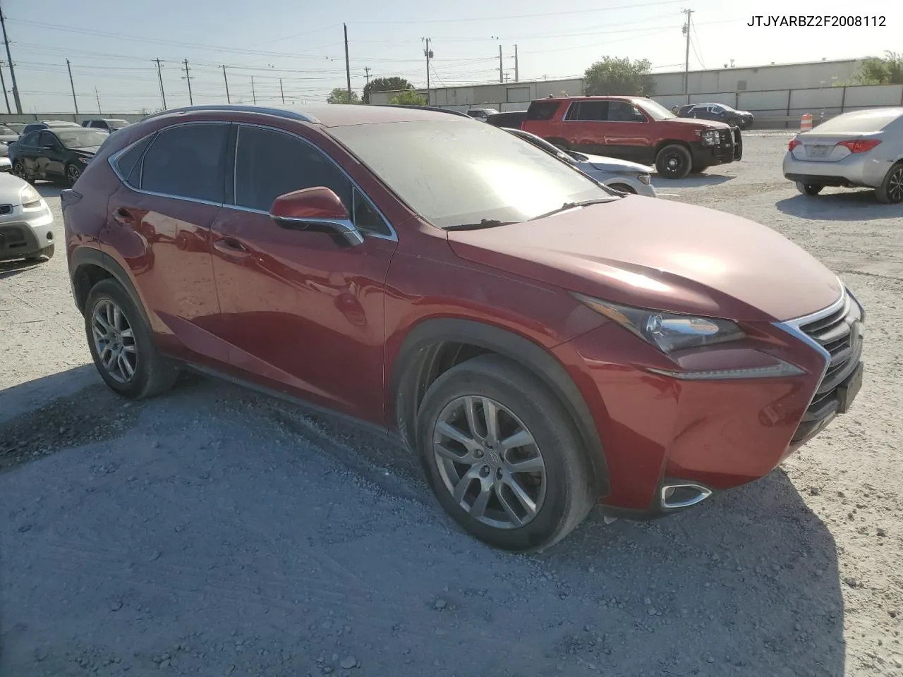 2015 Lexus Nx 200T VIN: JTJYARBZ2F2008112 Lot: 59698044