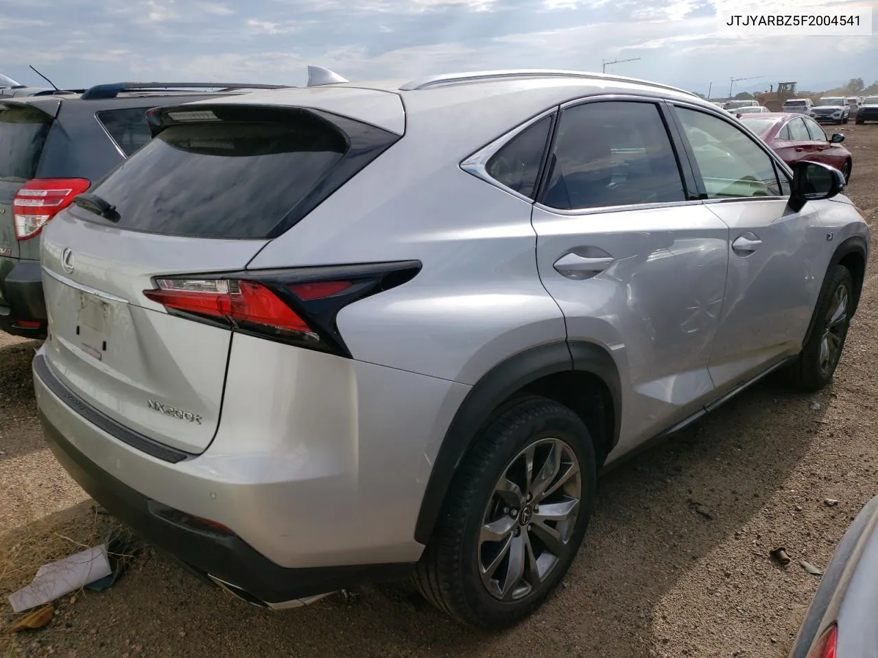 2015 Lexus Nx 200T VIN: JTJYARBZ5F2004541 Lot: 62322404