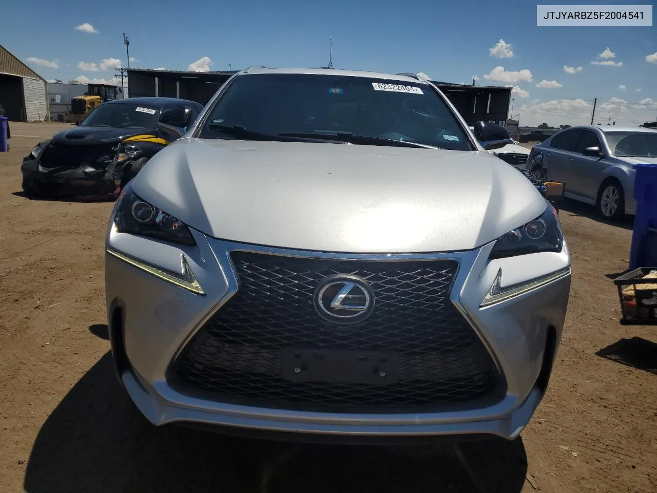 2015 Lexus Nx 200T VIN: JTJYARBZ5F2004541 Lot: 62322404