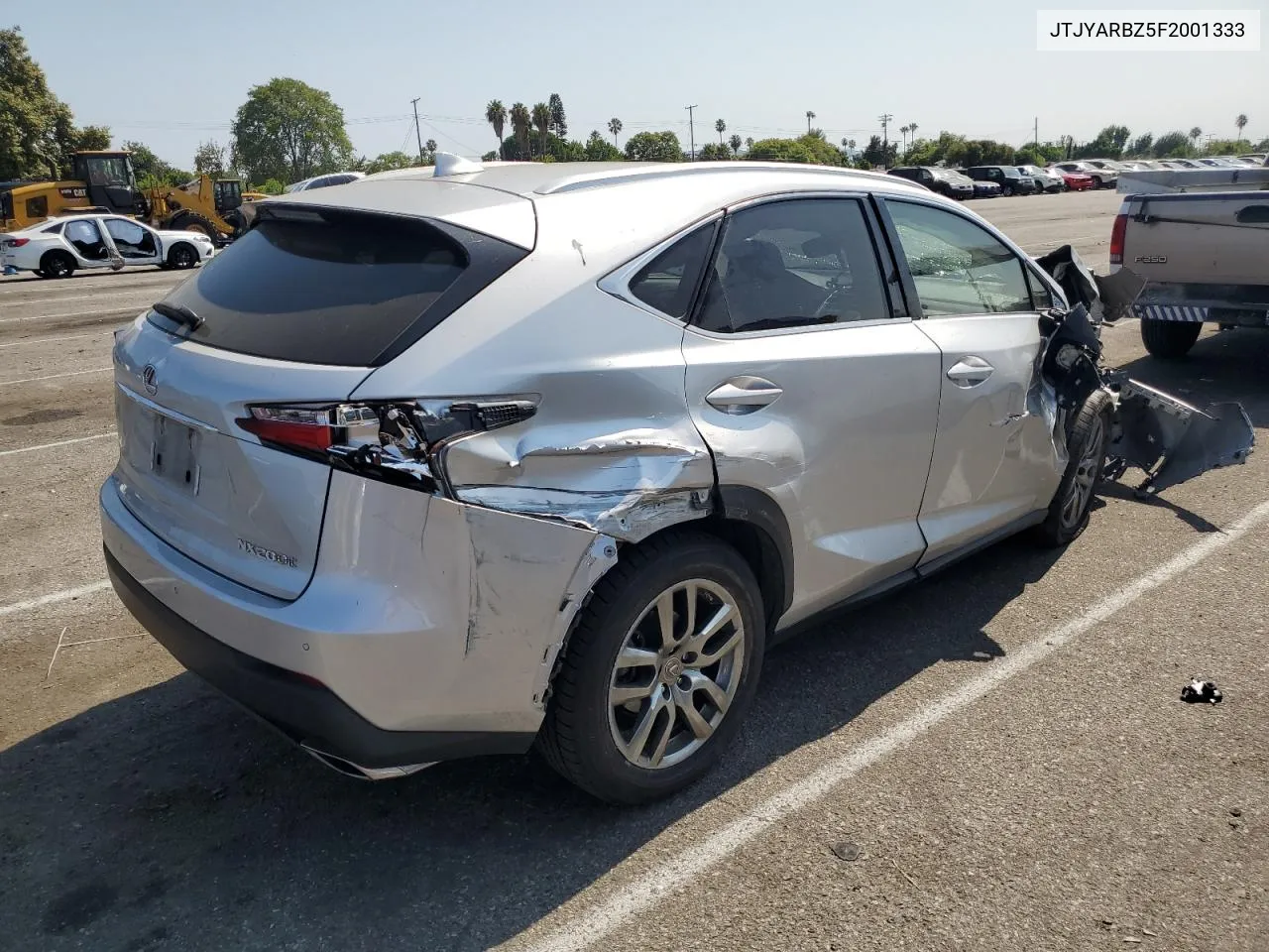 2015 Lexus Nx 200T VIN: JTJYARBZ5F2001333 Lot: 64667664