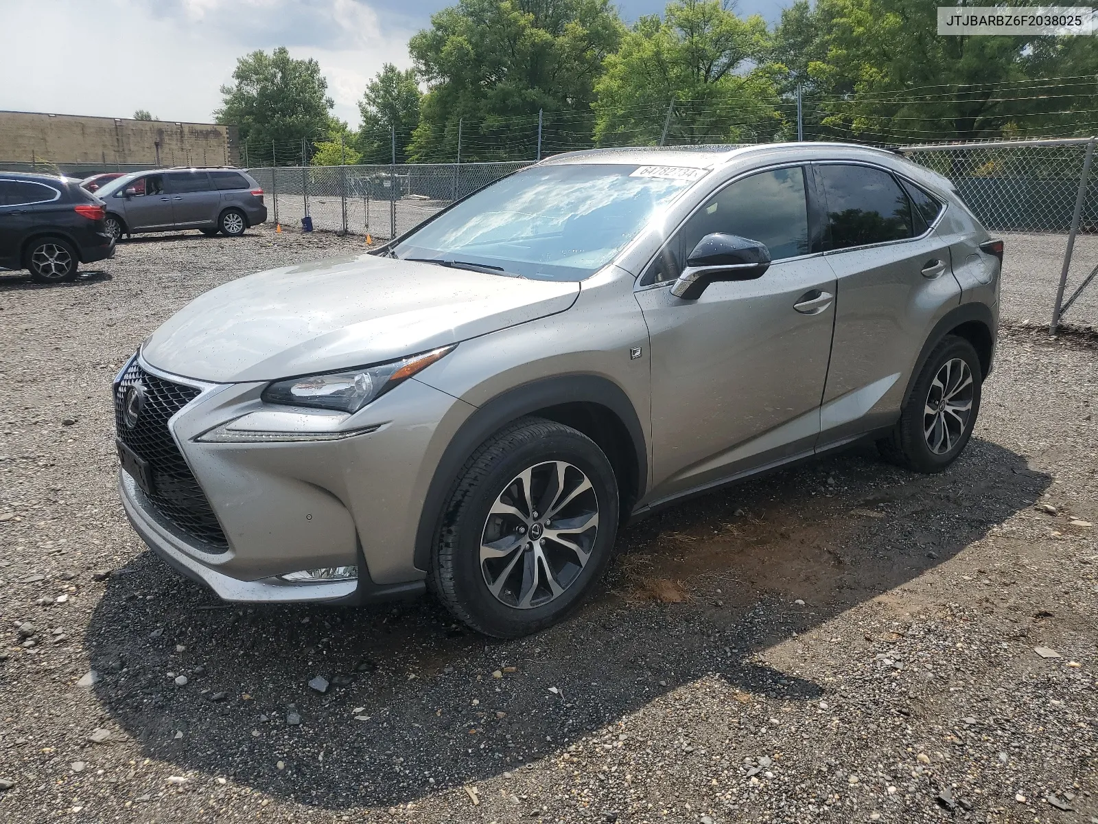 2015 Lexus Nx 200T VIN: JTJBARBZ6F2038025 Lot: 64782734