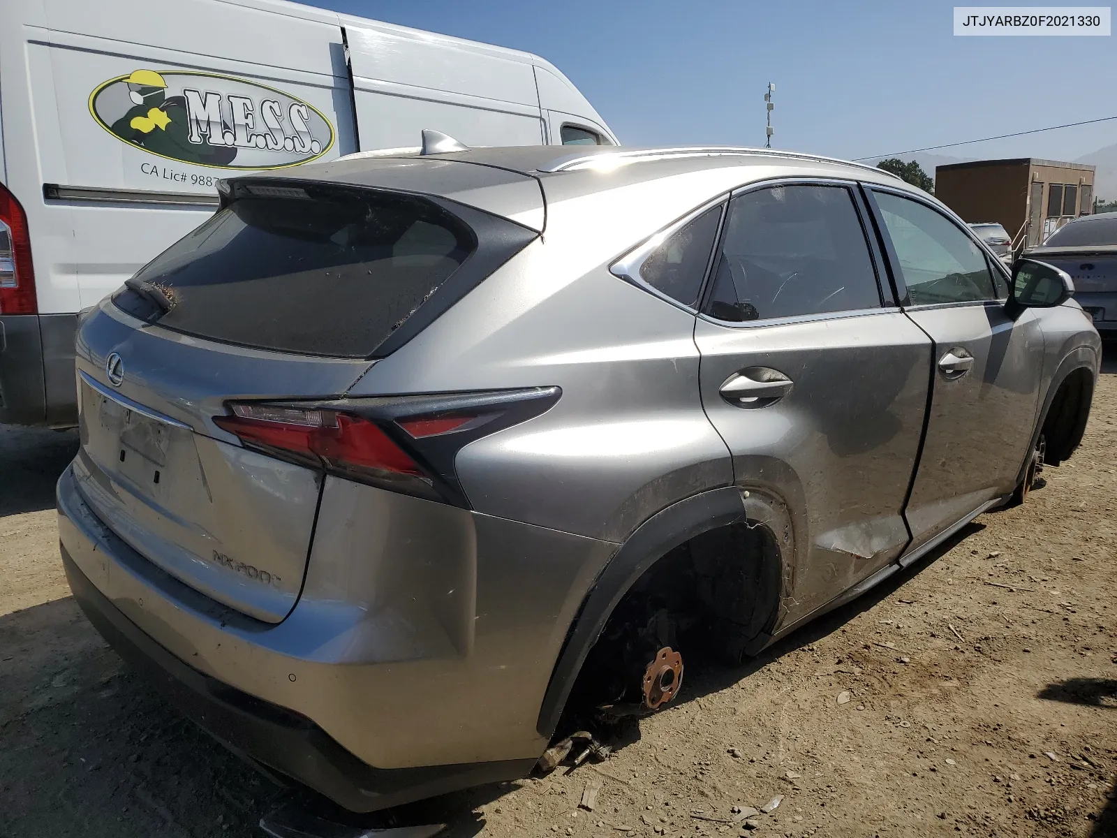 2015 Lexus Nx 200T VIN: JTJYARBZ0F2021330 Lot: 67084314